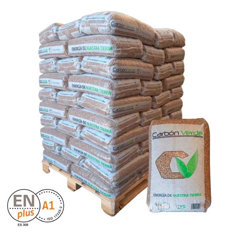 Carbón Verde Pellet – 88 sacos